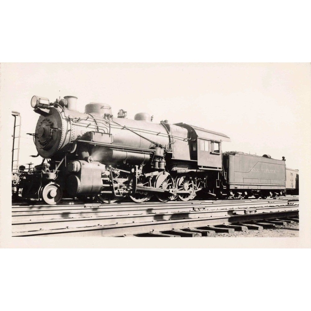PRR Pennsylvania Railroad 2-8-0 #1421 Steam Locomotive Roster Photo Print